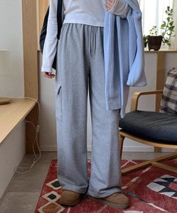 Salkny cotton cargo banding pants