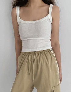 Thick Rappa 3 Cropped Ribbed Sleeveless 