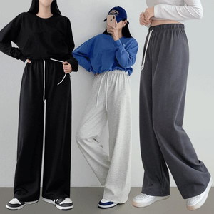 Delia 11 colors 3 length wide training pants P000BMSK