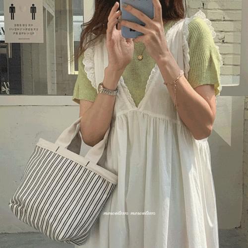 Candy Plain Knitwear / Pure Lace Long Dress