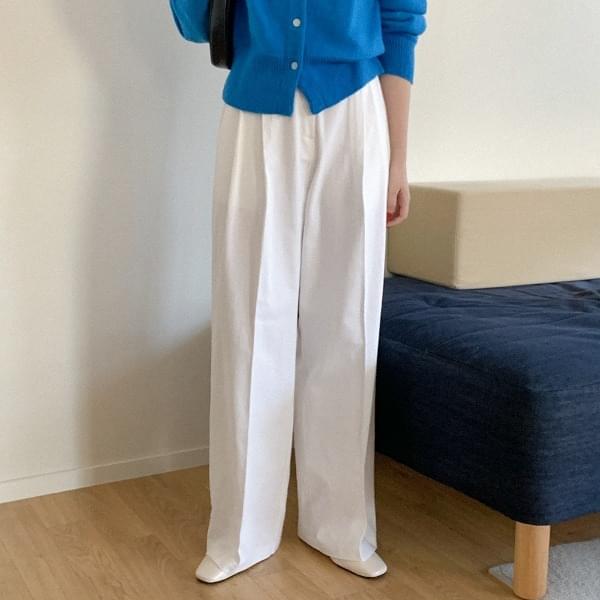 Drique Pintuck Cotton Pants