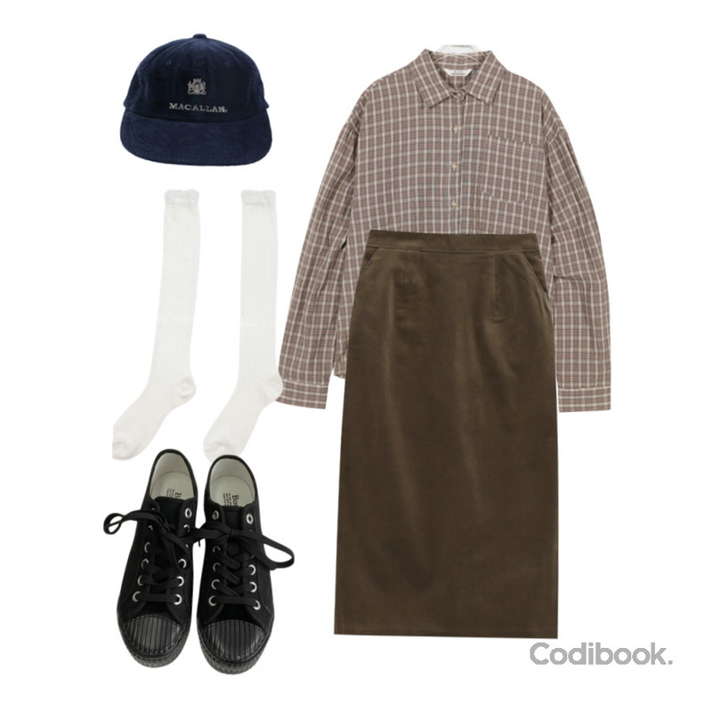 DAILYJOU 돌먼 스니커즈 - 3 color,WONLOG 맥캘란(cap),From Beginning 쇼어 시스루골지니삭스(3color)등을 매치한 코디