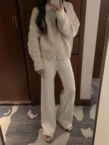Lisa Yeoli Ribbed Knitwear Pants (Ships Today)