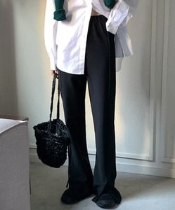 Heini slit banding pants