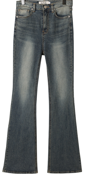 Same-day delivery Real fit vintage washed-out denim bootcut pants