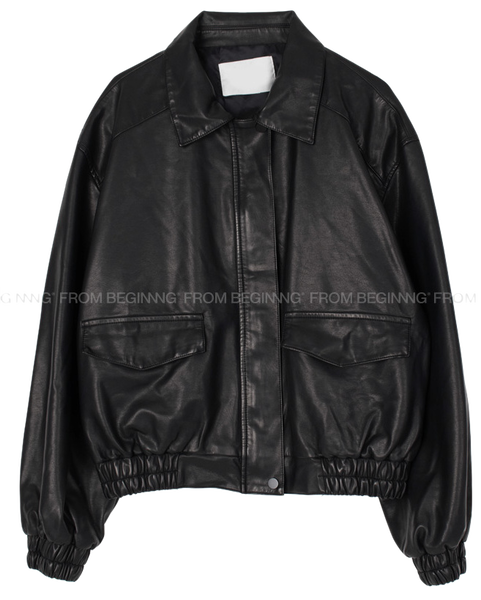 Cosette leather blouson Jacket