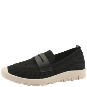  Knitwear Socks Soft Slip-On Sneakers Black