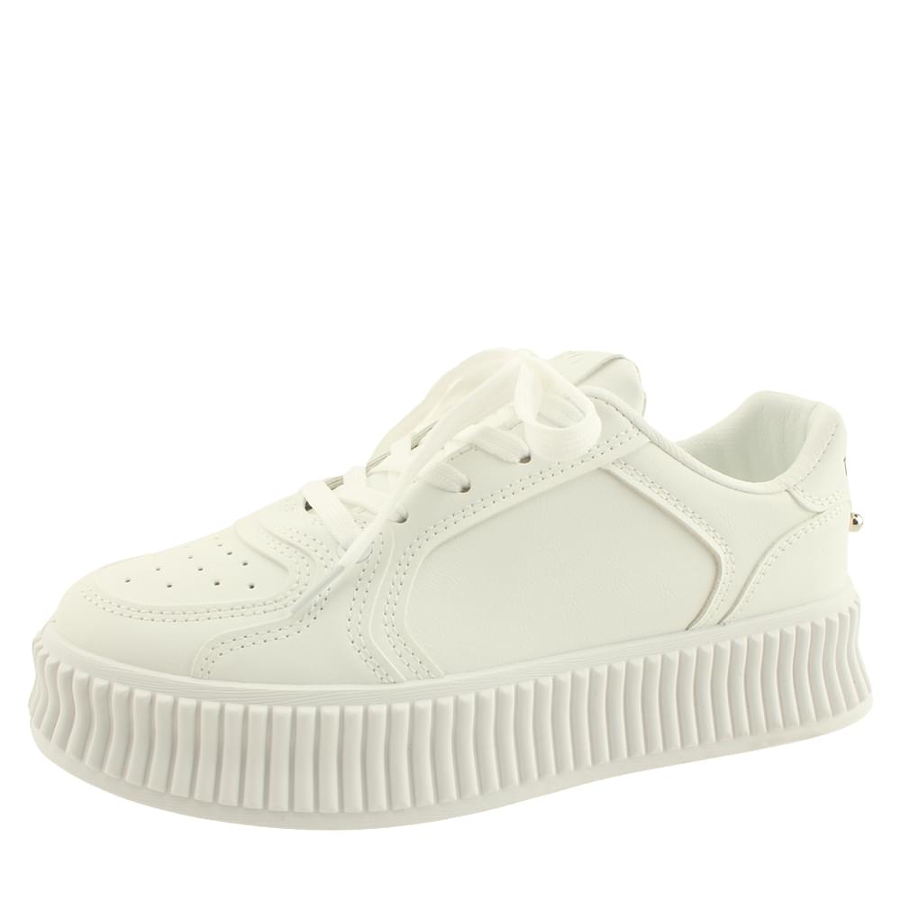 Contemporary Casual Daily Sneakers White