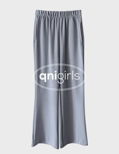 Wrinkle-free 3 banding for short women , Flared slacks