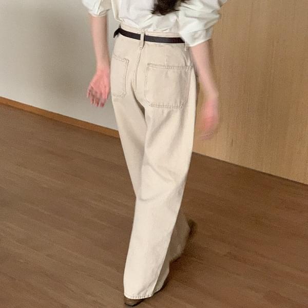 Stones wide Faded pants
