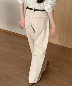 Stones wide Faded pants