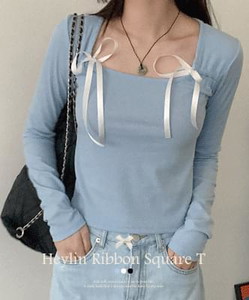 Heylin Ribbed Ribbon Square Tee