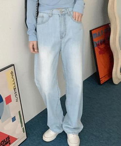 Gleason wide denim pants