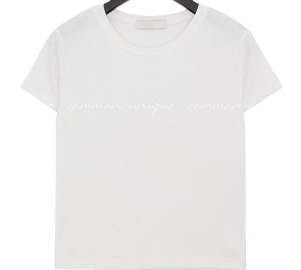 Prem Basic Round Crop 1/2 T-Shirt