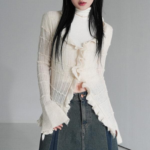 엔르 프릴 가디건