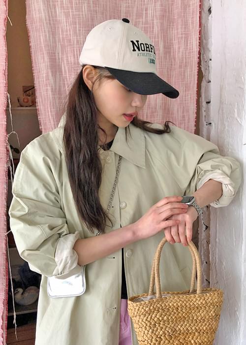 Glyn half trench coat 大衣