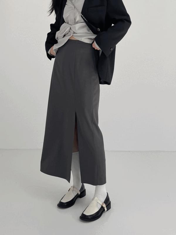 【INCHANT ME】Rip Pocket Slit H-Line Long Skirt INCHANT ME】Rip Pocket Slit H-Line Long Skirt (INCHANT ME