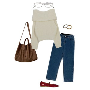 Casualstyle,Dailyoutfit,Cafe,Knitwears,University,Bag,Cool 코디
