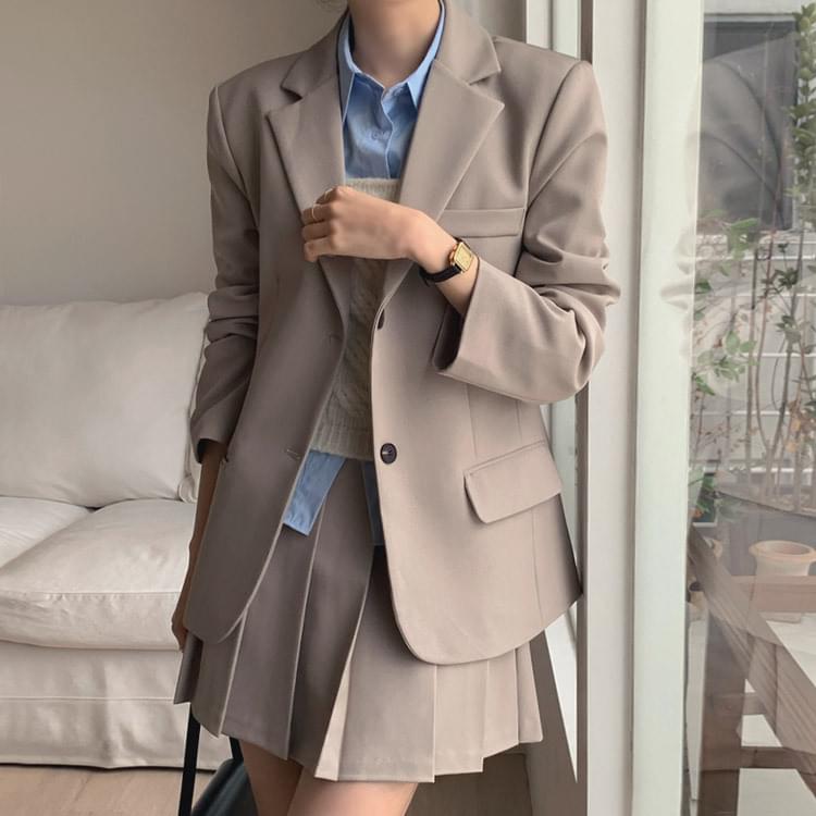 Lehenne set-up two button single jacket