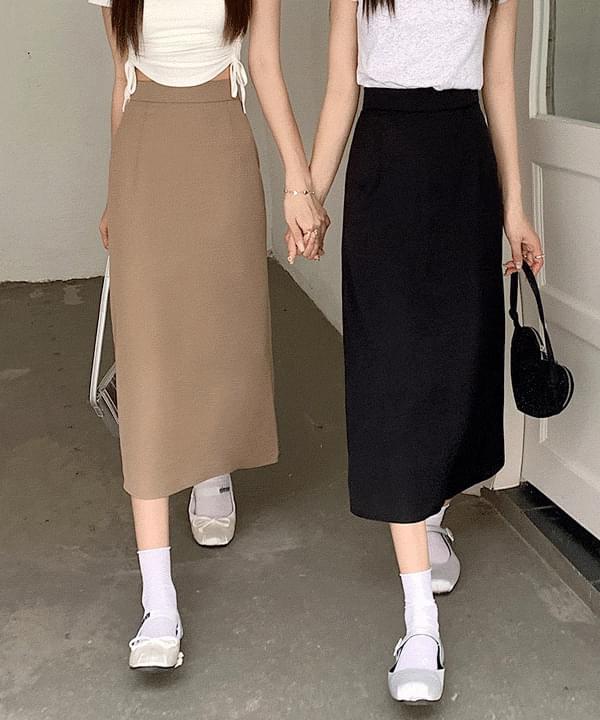 Diane Everyday back banding H-line long skirt