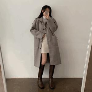 單排釦大衣
