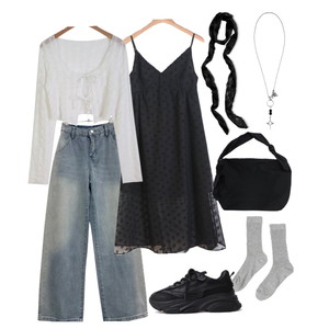 Romantic,Sneakers,Cute,Date 코디