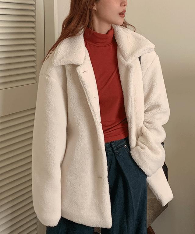 Donut Dumble Fur Shearling Coat - 2 colors