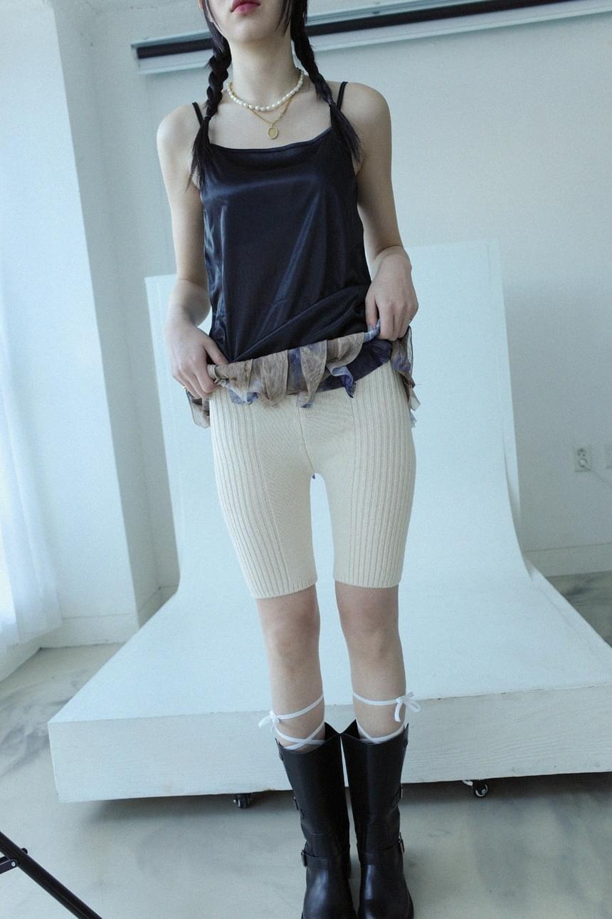knit golgi biker pants