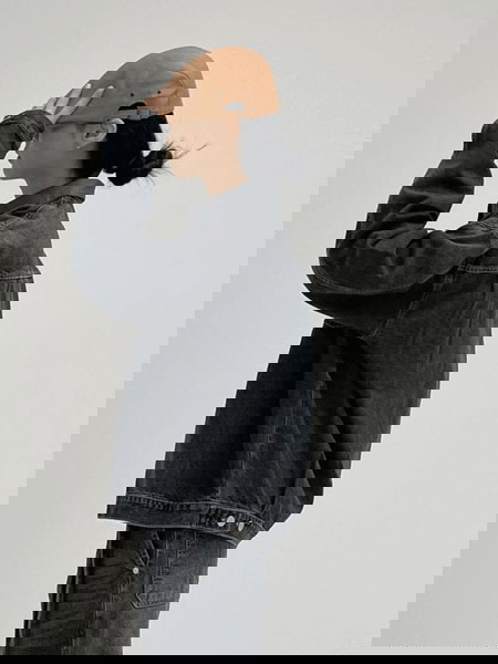 캣워싱 오버핏 데님 트러커 자켓 (2C)