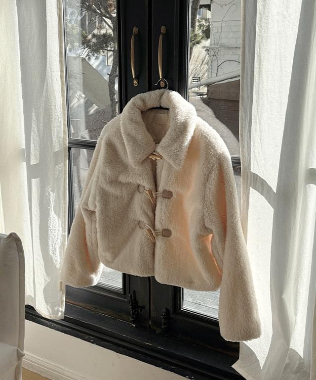 Boeing duffel quilted fur collar jacket - 2 colors