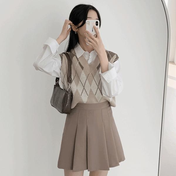 Madison Argyle Knitwear Vest P000BKWZ