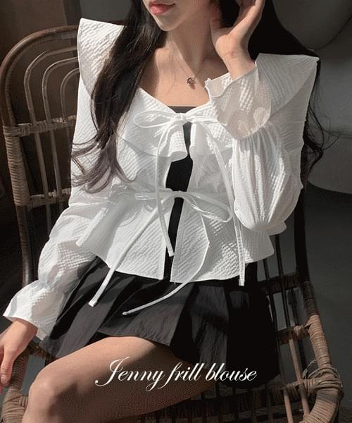 Jenny frill blouse