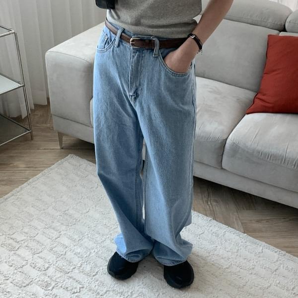 Limone wide denim pants
