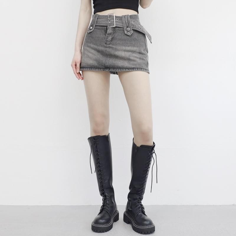 ヒビビッグベルト超ミニスカート