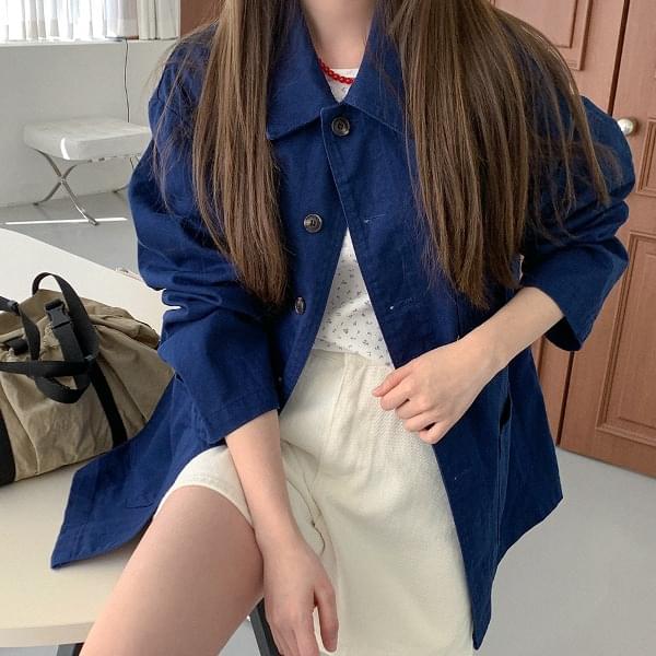 Molica pocket cotton jacket