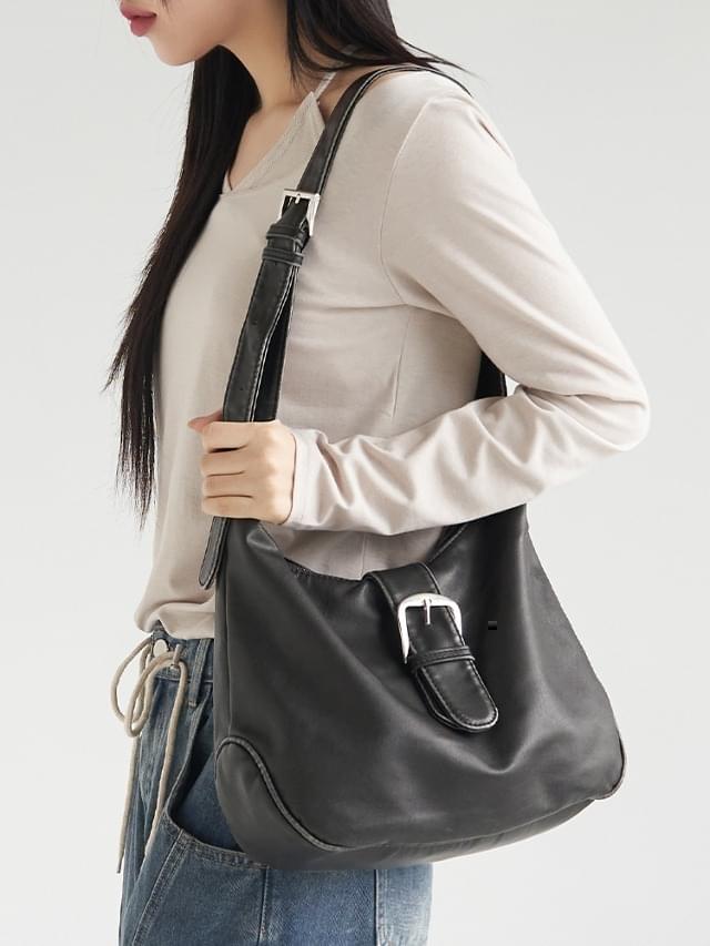 Olly Vintage Leather Belt Cross Bag & Shoulder Bag 肩背包