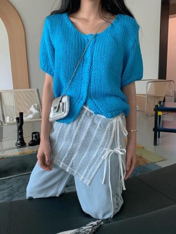 레이스 랩 스커트