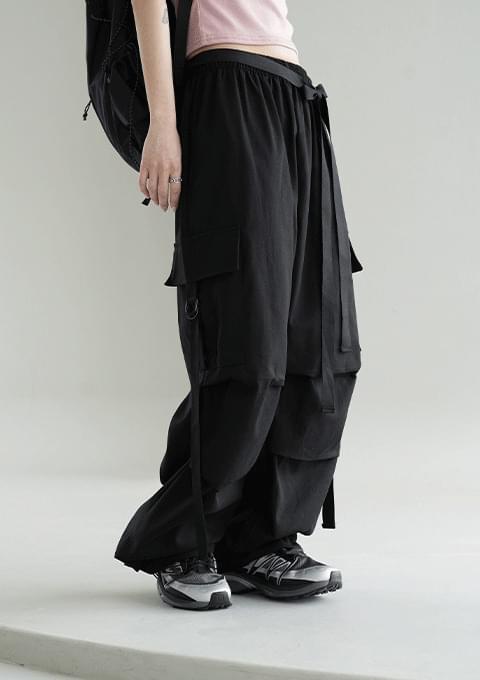 ★Binary01★ ワイドカーゴパンツ 3色 binary01 - Lucky cargo wide pants - Codibook.