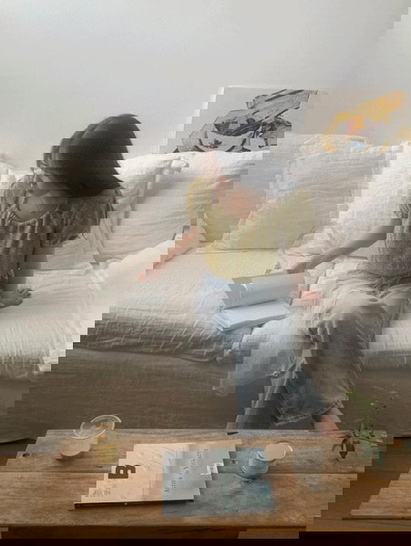 보카 홀터넥 반팔니트