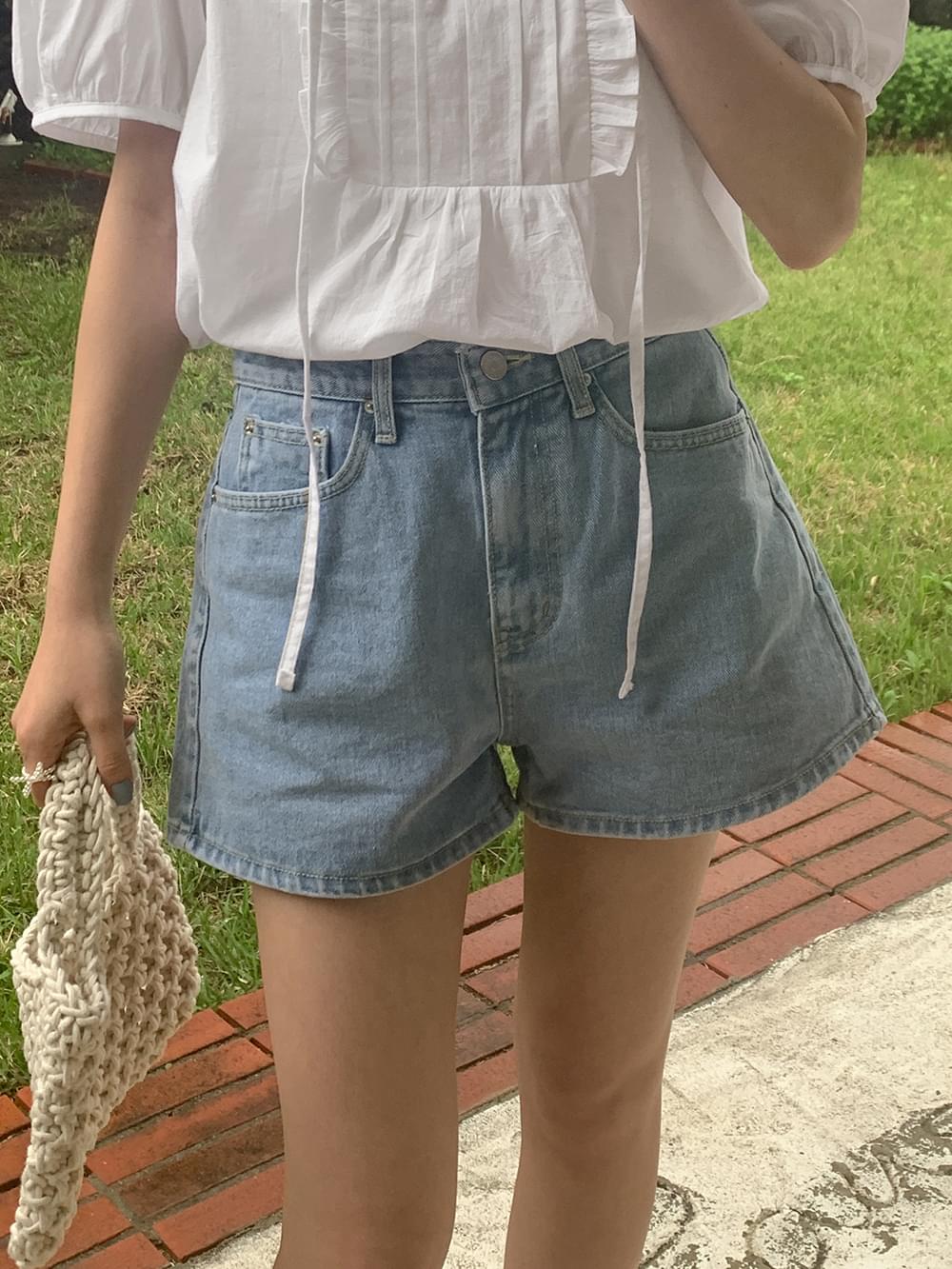 Heady summer Light Blue denim shorts pants