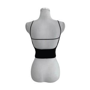 Back team pad built-in crop cap Sleeveless layered bralette strap sleeveless sleeveless backless inner top short Sleeveless top strap Sleeveless