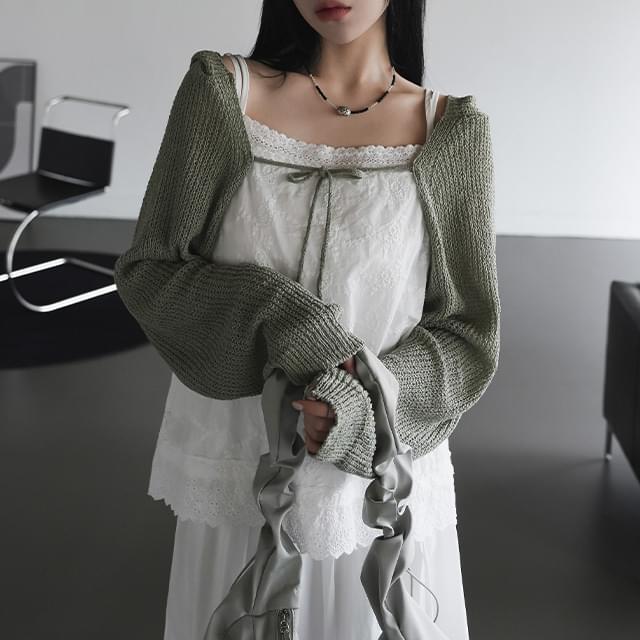 ムエフードニットボレロ