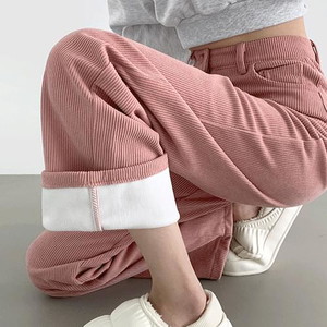 ~2XL골덴 코듀로이 벨로아 융털기모 롱와이드 팬츠