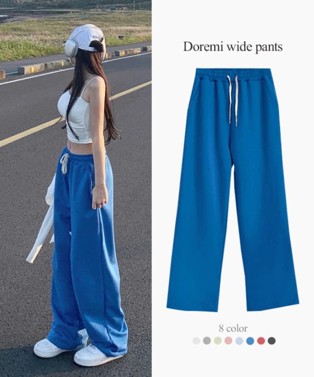 Doremi Life Fit Air Wide Banding Training Daily Pants Short Women Tall Women Big Size Unisex 8 Colors 长裤