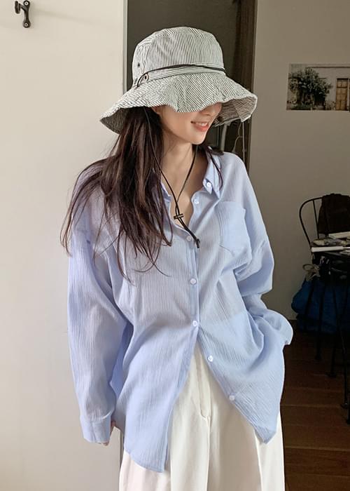 Dive Gauze Cotton Boxy Shirt