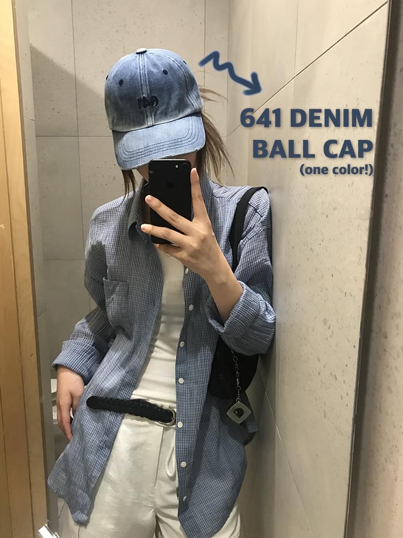 641 DENIM BALL CAP