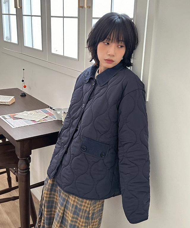 Kanojo Reversible Check Quilted Padding
