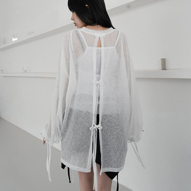 Renee back ribbon t-shirt