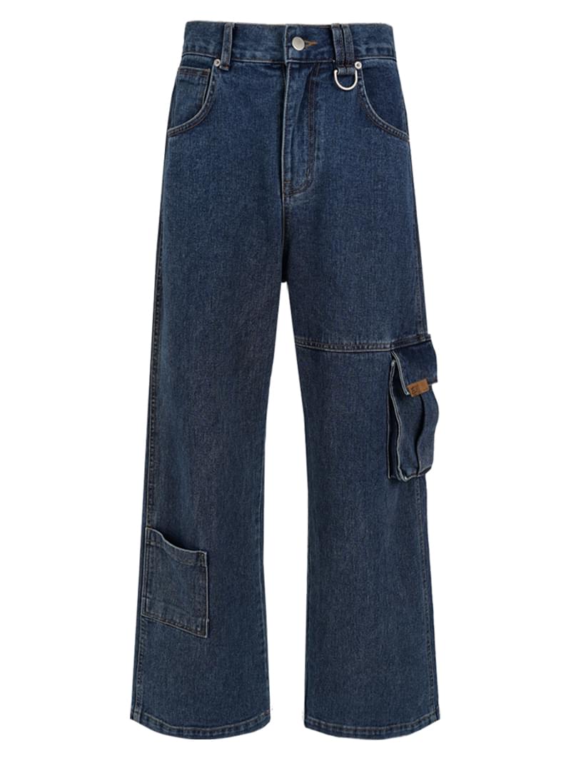 【AAKE】23SS★ AK LEATHER LABEL CARGO DENIM AAKE - AK. LEATHER LABEL CARGO DENIM - Codibook.