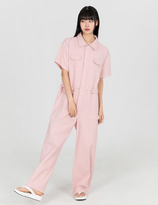 Clue short sleeve jumpsuit 75600